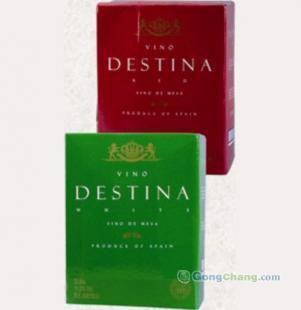 品味阳光西班牙 蒂斯提娜干白葡萄酒3L利乐装特价促销
